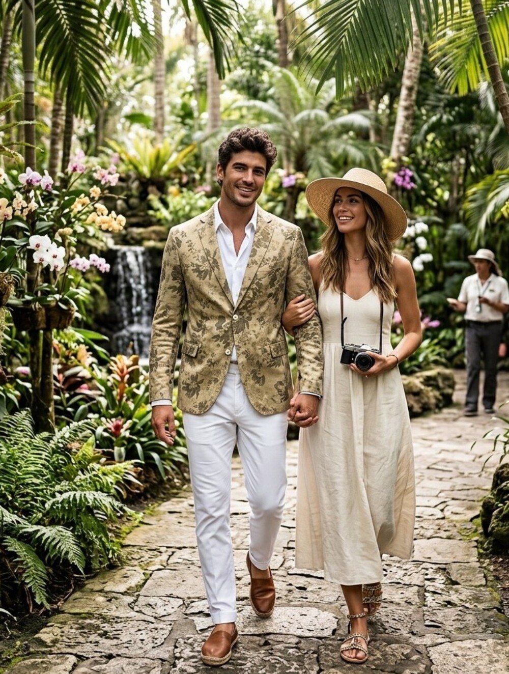 ESTIVANELI Botanical Print Euro Style Sportcoat, 40L